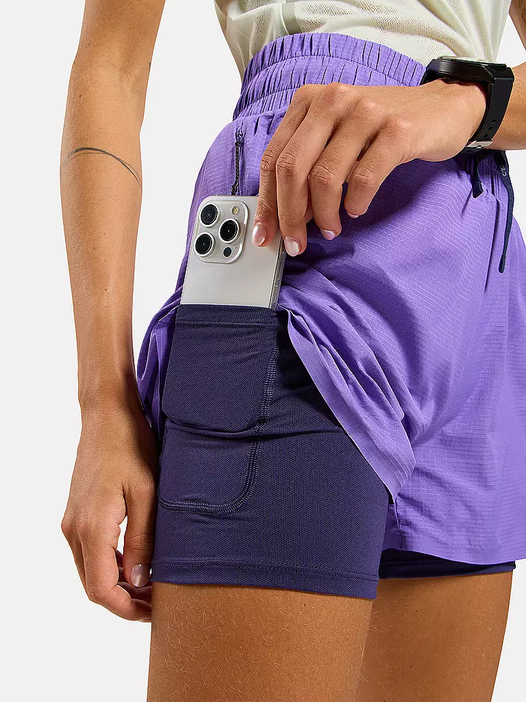ODLO | Short de course pour femmes Zeroweight 3 pouces |
