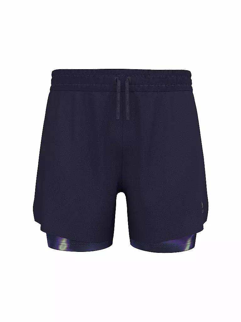 ODLO | Short de course pour hommes Zeroweight Print 5 pouces | Lilas
