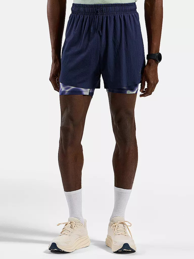 ODLO | Short de course pour hommes Zeroweight Print 5 pouces |