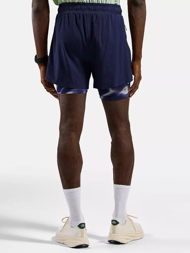 ODLO | Short de course pour hommes Zeroweight Print 5 pouces |