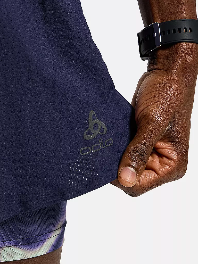 ODLO | Short de course pour hommes Zeroweight Print 5 pouces |