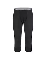 ODLO | Sous-pantalon 3/4 homme Natural 100 % Merino Warm | Noir
