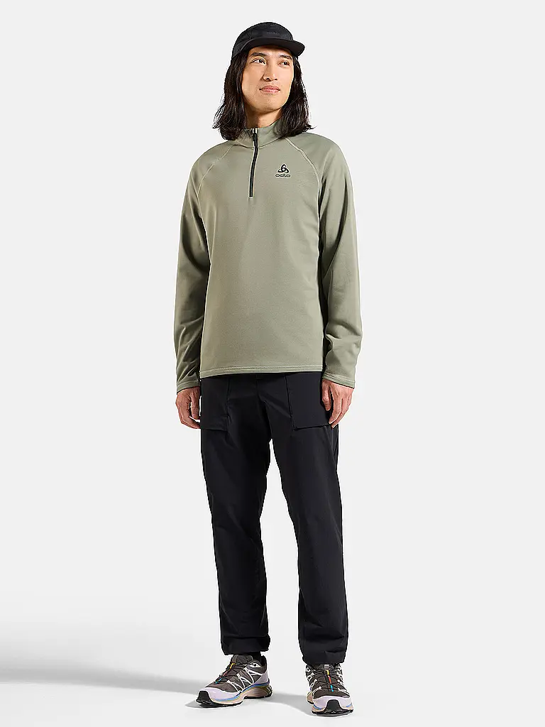 ODLO | Sous-pull zippé Besso pour homme | Gris