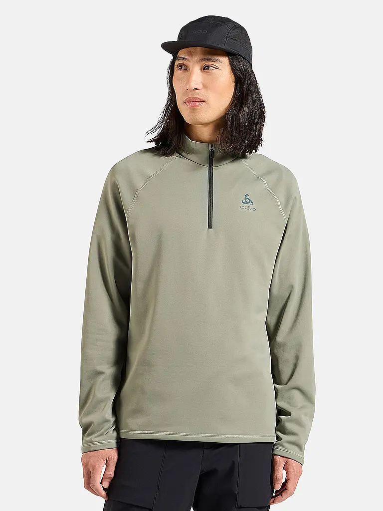 ODLO | Sous-pull zippé Besso pour homme | Gris