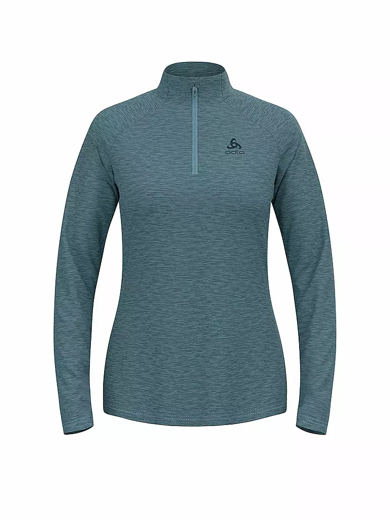 ODLO | Sous-pull zippé femme Essentials Ceramiwarm | Bleu