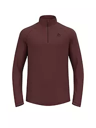 ODLO | Sous-pull zippé homme Besso Mid Layer | Marron