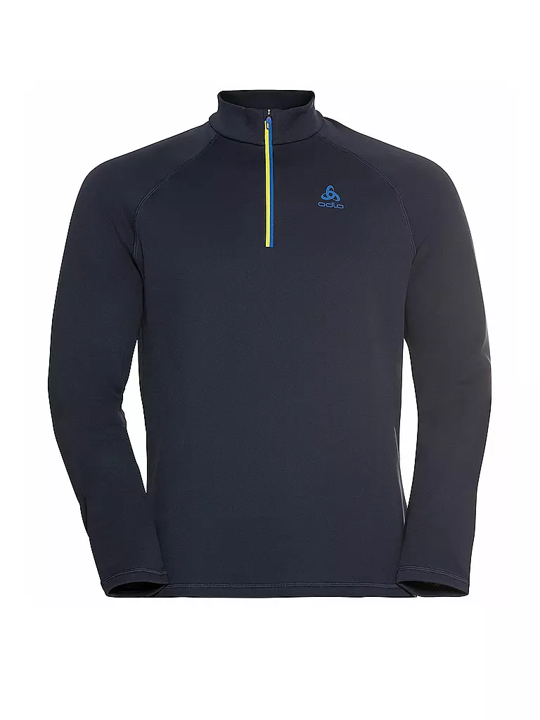 ODLO | Sous-pull zippé homme Besso Mid Layer | Bleu foncé