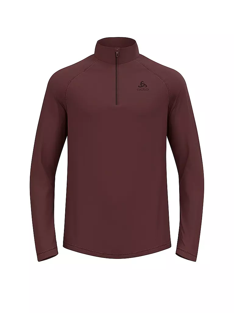 ODLO | Sous-pull zippé homme Besso Mid Layer | Marron