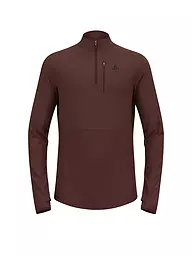 ODLO | Sous-pull zippé homme Descent Ceramiwarm | Marron