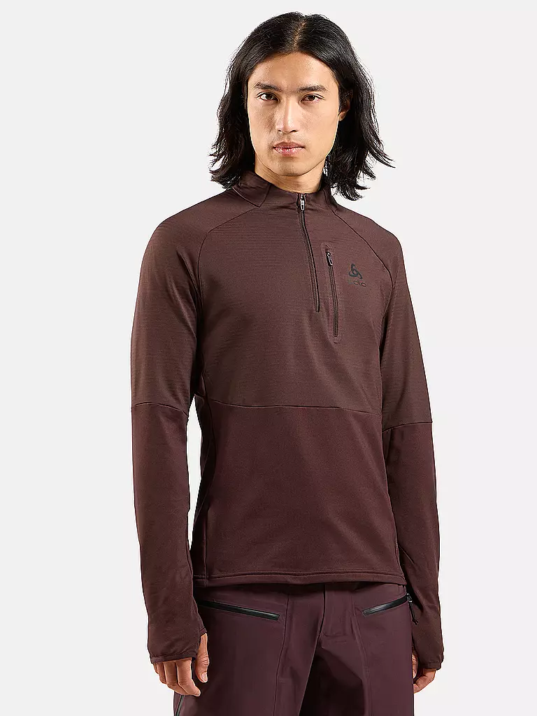 ODLO | Sous-pull zippé homme Descent Ceramiwarm |