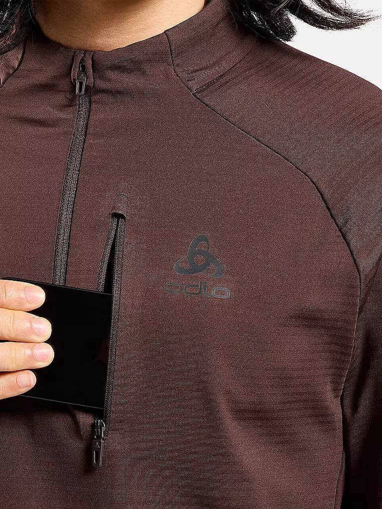ODLO | Sous-pull zippé homme Descent Ceramiwarm |