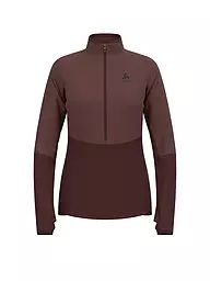 ODLO | Sous-vêtement zippé pour femme Descent Ceramiwarm | Marron