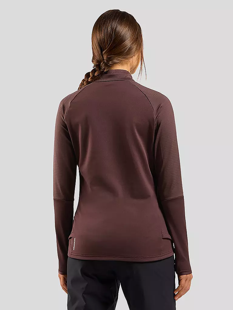ODLO | Sous-pull zippé pour femme Descent Ceramiwarm |