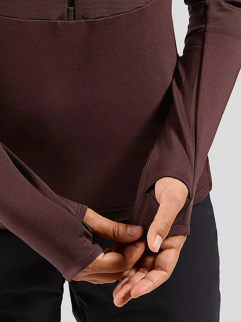ODLO | Sous-pull zippé pour femme Descent Ceramiwarm |