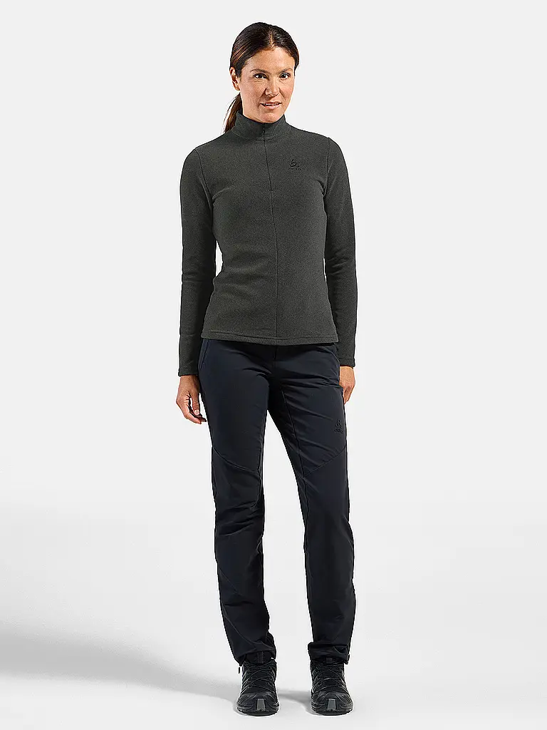 ODLO | Sous-pull zippé Roy pour femme | Noir