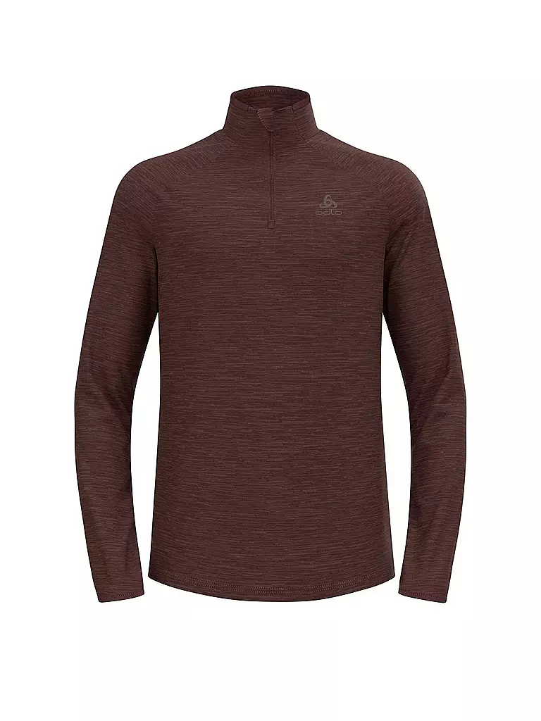 ODLO | Sous-vêtement de ski homme Millennium Element 1/2 Zip | Marron