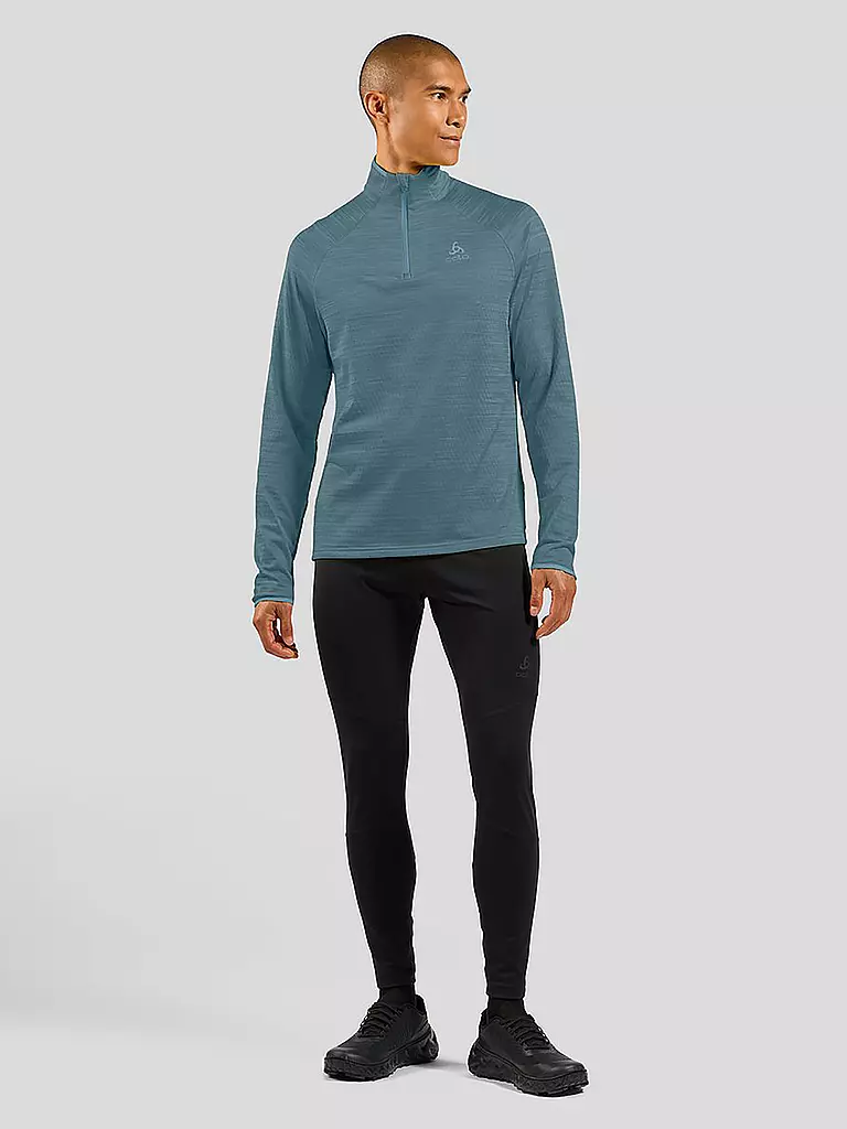 ODLO | Sous-vêtement de ski homme Millennium Element 1/2 Zip | Bleu