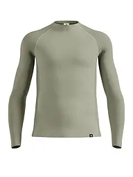 ODLO | Sous-vêtement Homme Natural Merino 260 1/2 Zip | Gris clair