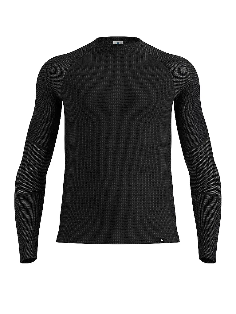 ODLO | Sous-vêtement Homme Natural Merino 260 1/2 Zip | Noir
