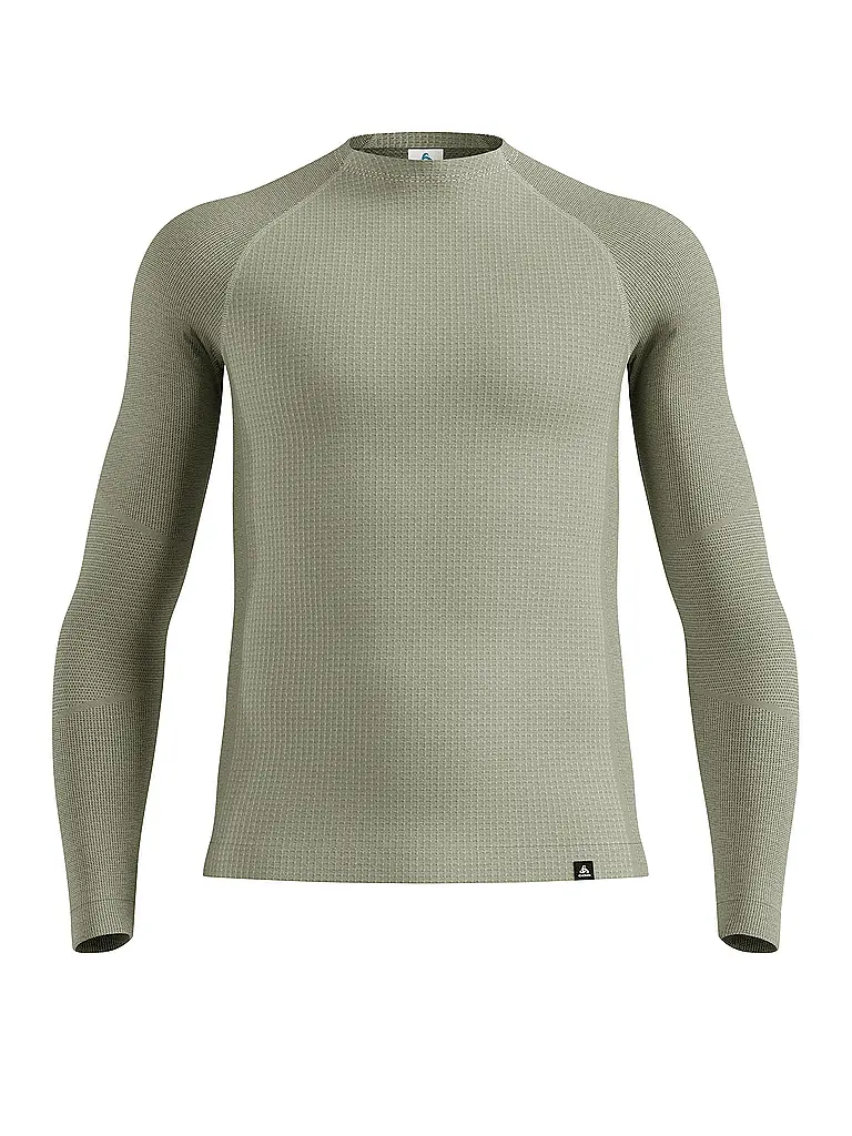 ODLO | Sous-vêtement Homme Natural Merino 260 1/2 Zip | Gris clair