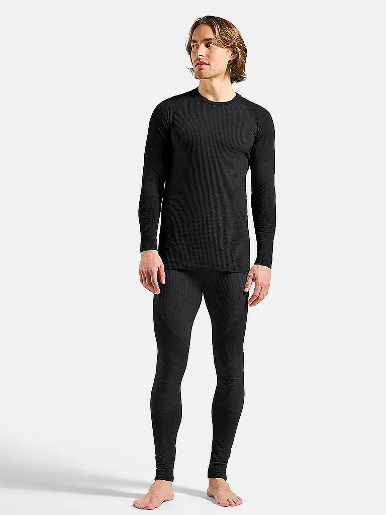 ODLO | Sous-vêtement Homme Natural Merino 260 1/2 Zip | Noir