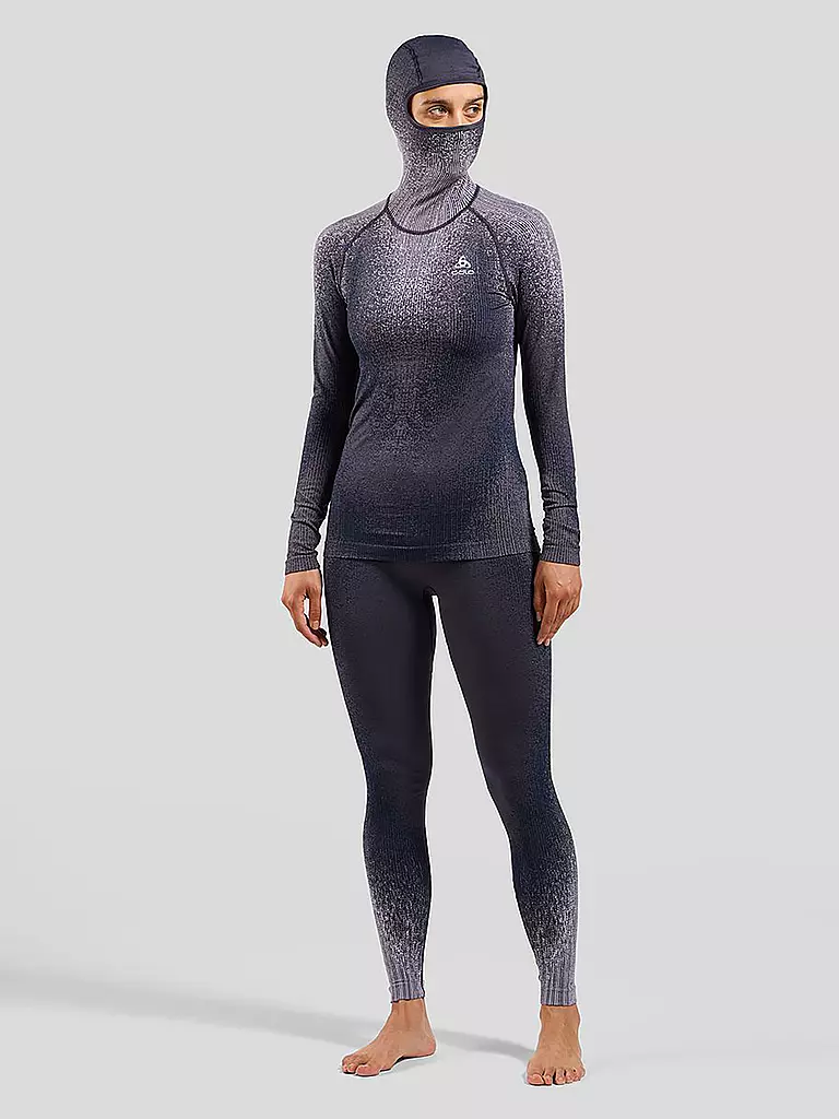ODLO | Sous-vêtement thermique femme avec protection faciale | Gris
