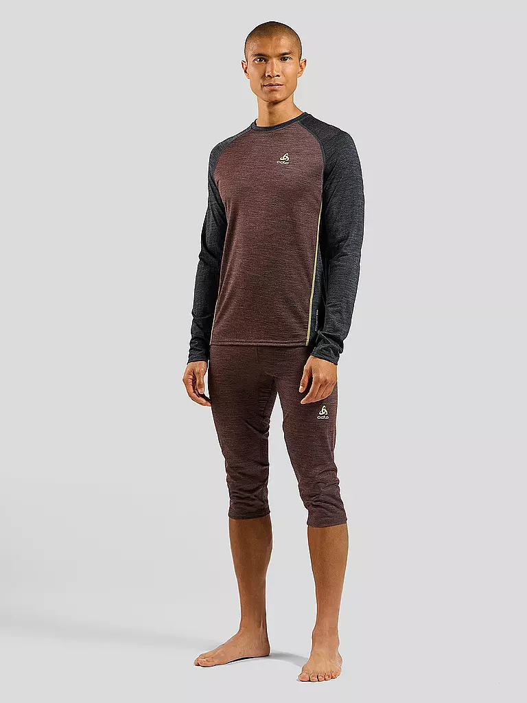 ODLO | Sous-vêtement thermique pour homme Performance Wool 150 | Rouge foncé