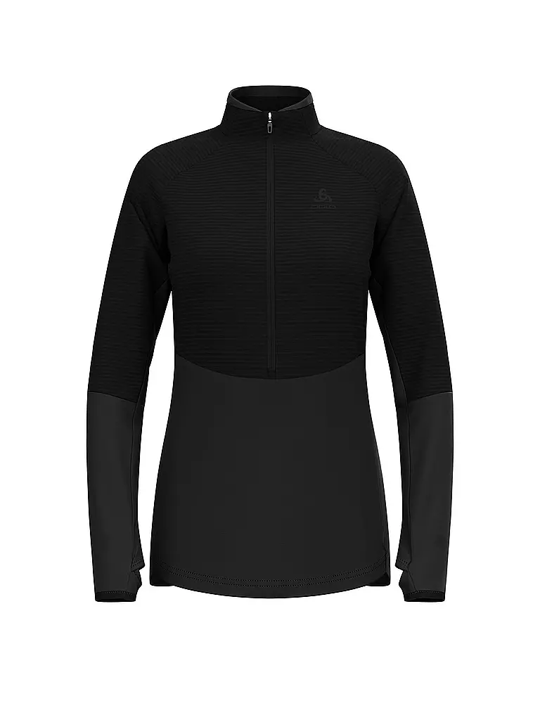 ODLO | Sous-vêtement zippé pour femme Descent Ceramiwarm | Noir