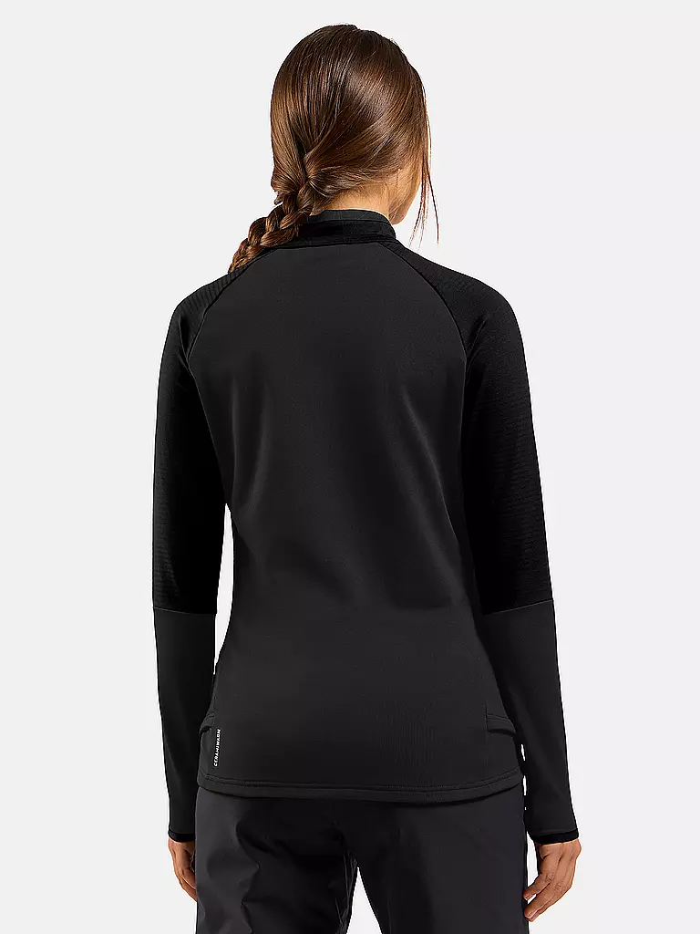 ODLO | Sous-vêtement zippé pour femme Descent Ceramiwarm | Noir