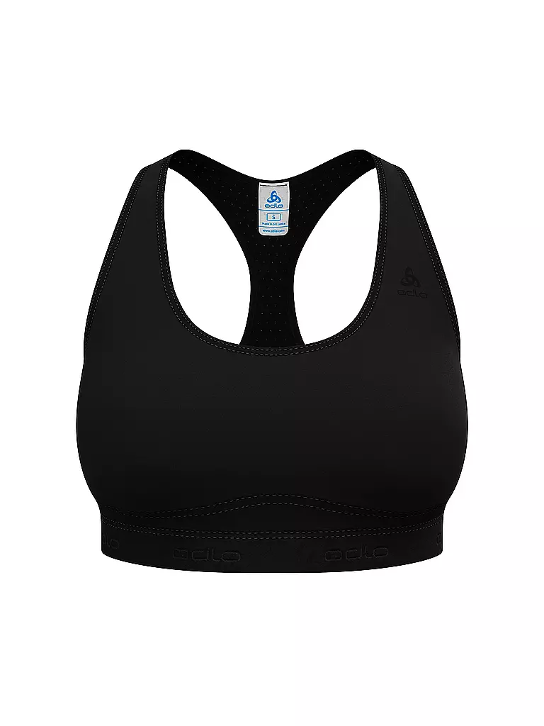 ODLO | Soutien-gorge de sport femme Ascent Performance Wool Medium Support | Noir