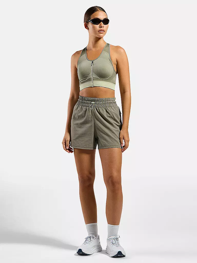 ODLO | Soutien-gorge de sport femme Seamless High Support | Olive