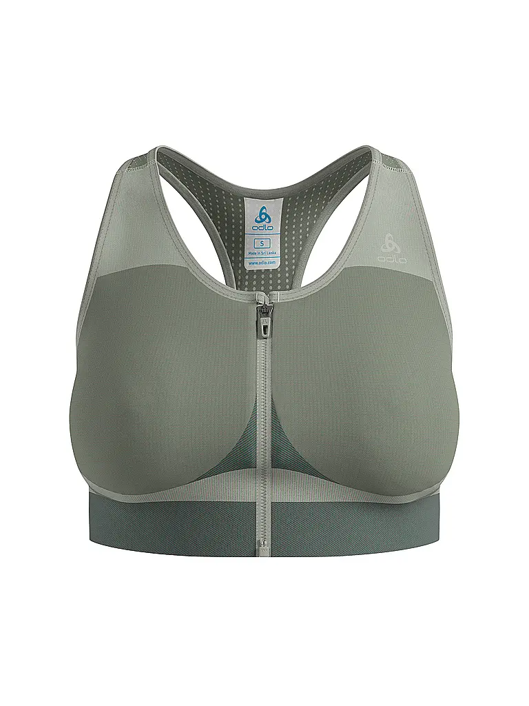 ODLO | Soutien-gorge de sport sans coutures à maintien élevé pour femmes | Olive
