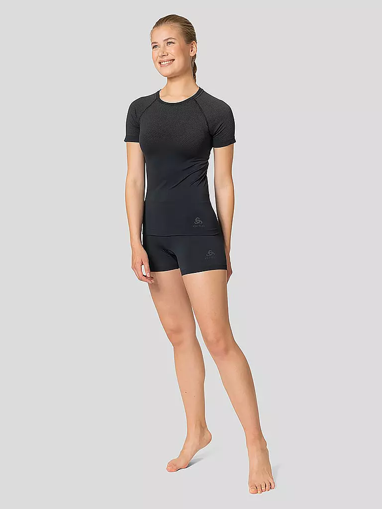ODLO | T-shirt de course pour femmes Performance Light Base Layer | Noir