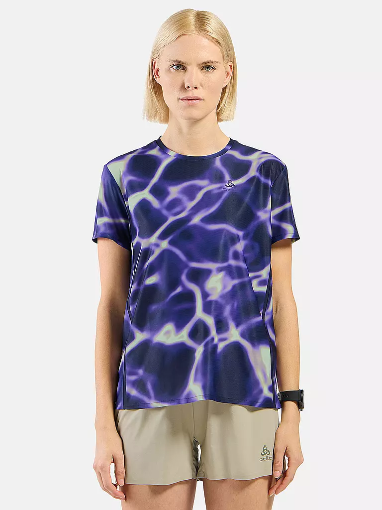 ODLO | T-shirt de course pour femmes Zeroweight Chill-Tec Print | 