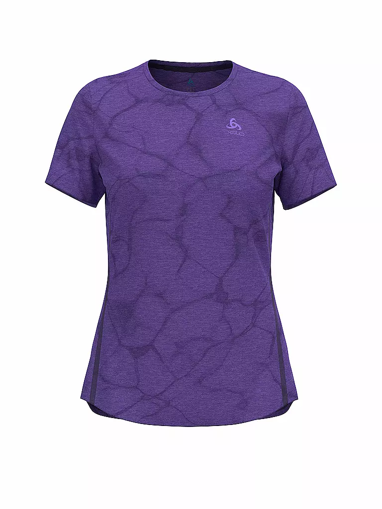 ODLO | T-shirt de course pour femmes Zeroweight Engineered Chill-Tec | Lilas