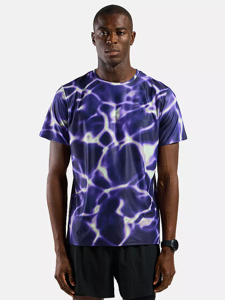 ODLO | T-shirt de course pour homme Zeroweight Chil Tec Print |