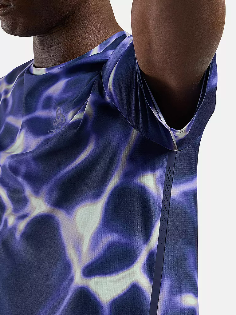 ODLO | T-shirt de course pour homme Zeroweight Chil Tec Print |