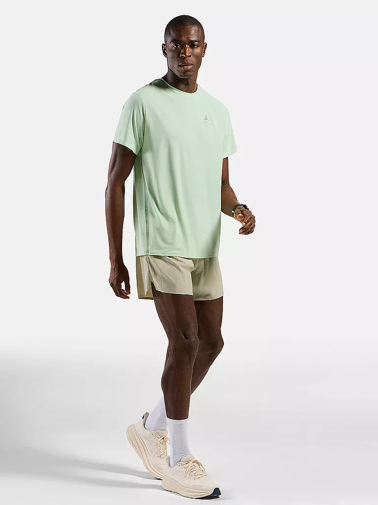ODLO | T-shirt de course pour homme Zeroweight Chill-Tec | Vert clair