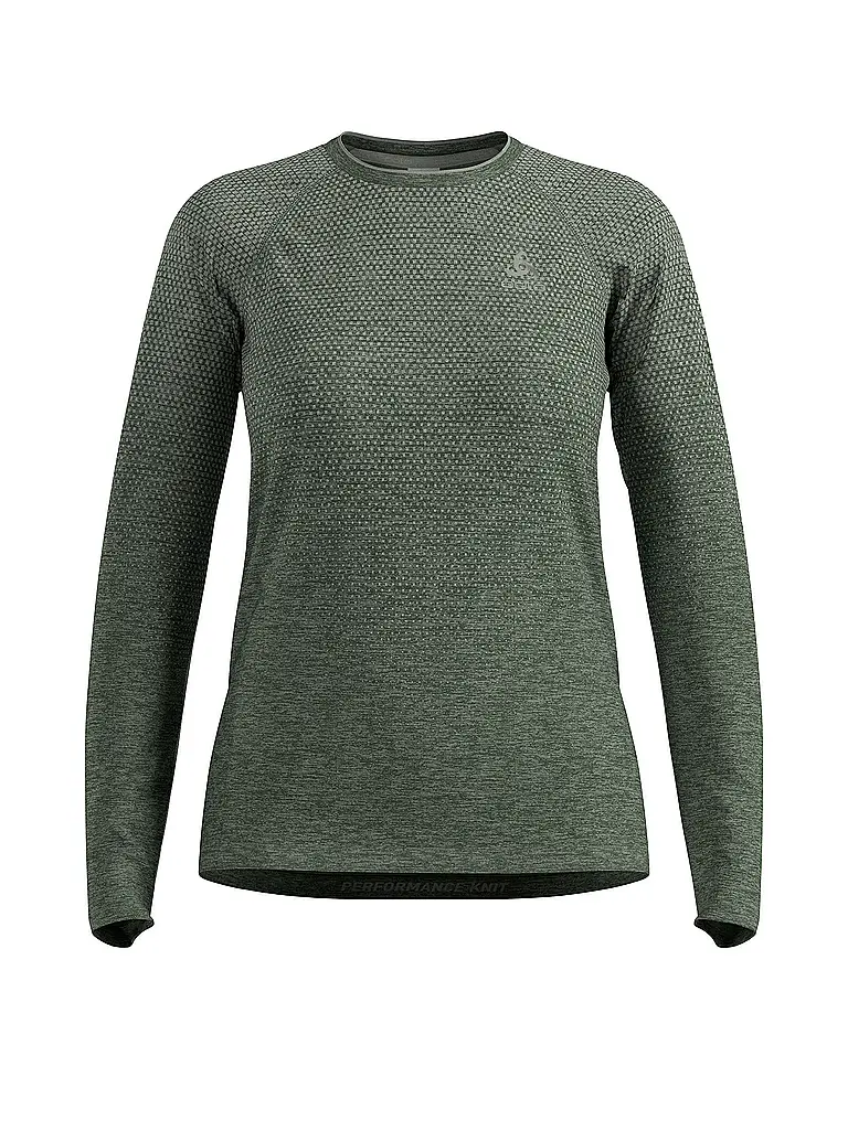ODLO | T-shirt de course sans coutures Essentials pour femmes | Olive