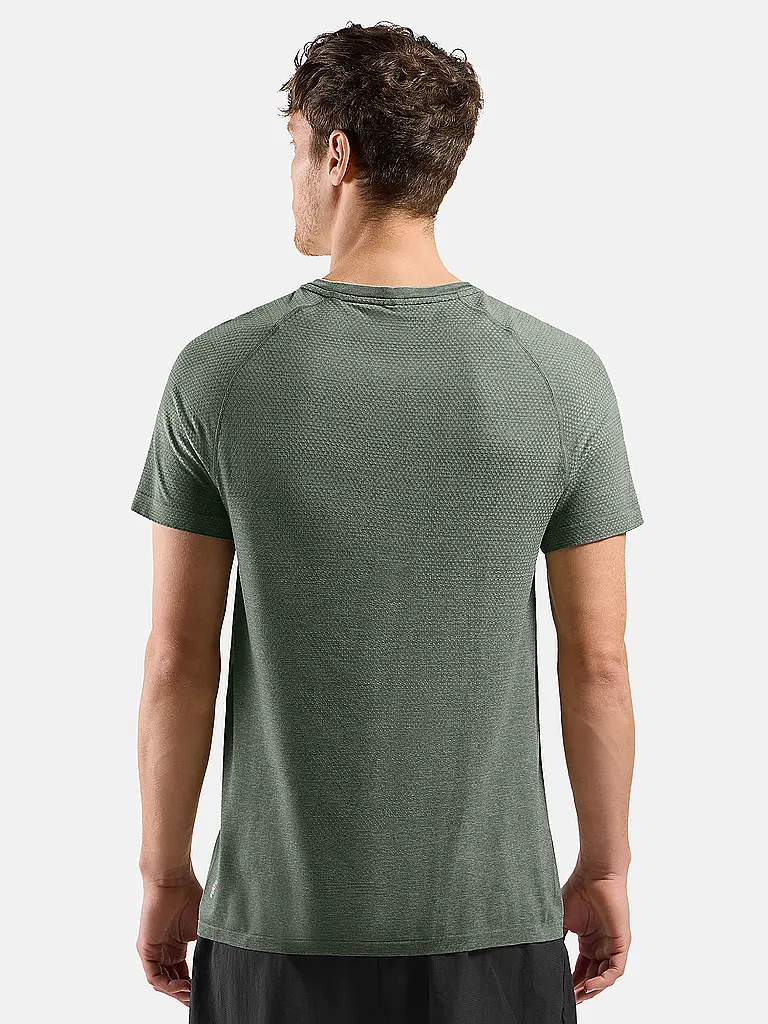 ODLO | T-shirt de running homme Essentials Seamless | Olive