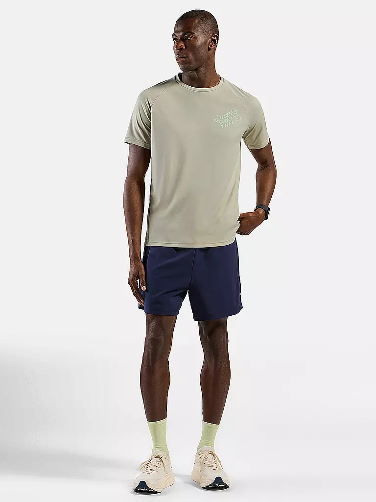 ODLO | T-shirt de running imprimé Essential pour homme | Beige