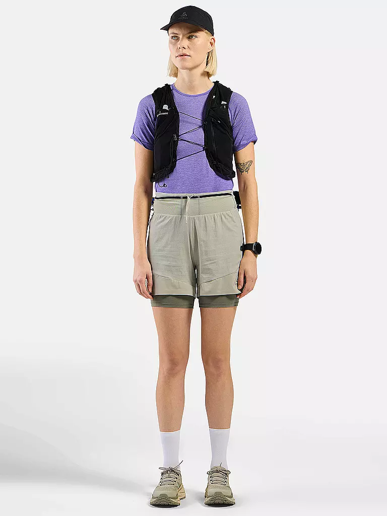 ODLO | T-shirt de running sans coutures Essentials pour femme | Lilas