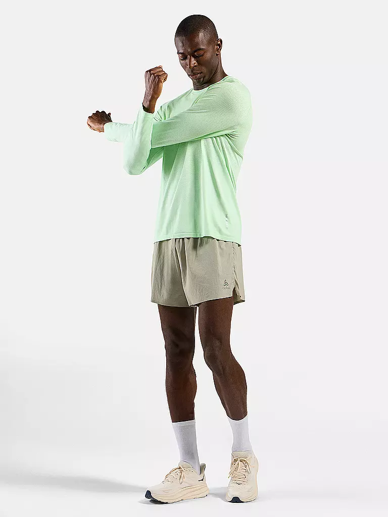 ODLO | T-shirt de running sans coutures Essentials pour homme | Vert clair