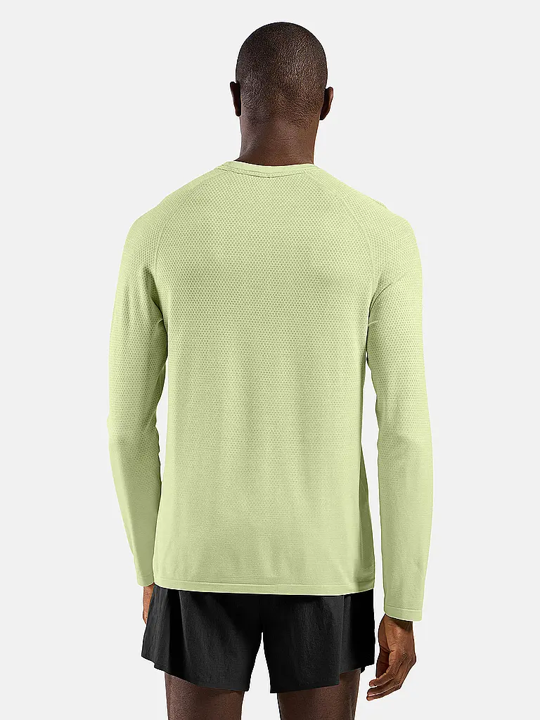 ODLO | T-shirt de running sans coutures Essentials pour homme | Jaune