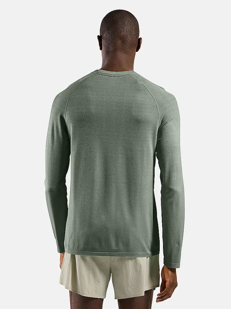 ODLO | T-shirt de running seamless Essentials pour homme | Olive