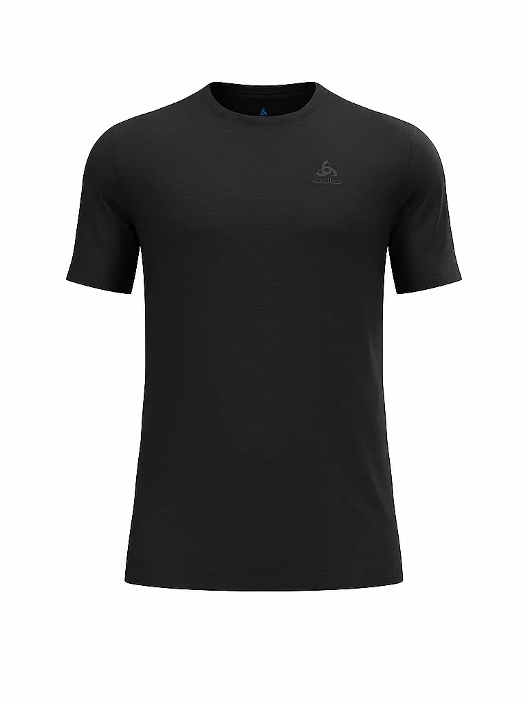 ODLO | T-shirt fonctionnel de sous-vêtement pour homme Natural Merino 160 | Noir