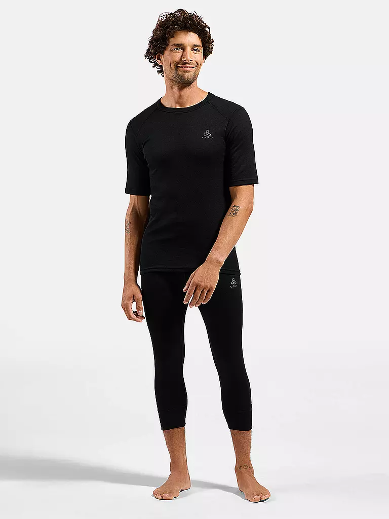 ODLO | T-shirt homme Active Warm Eco à col rond | Noir