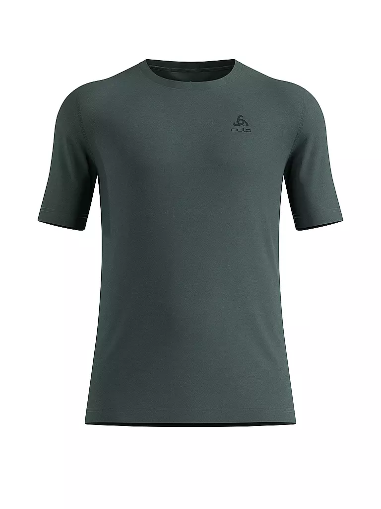 ODLO | T-shirt Homme Merino 200 | Vert foncé