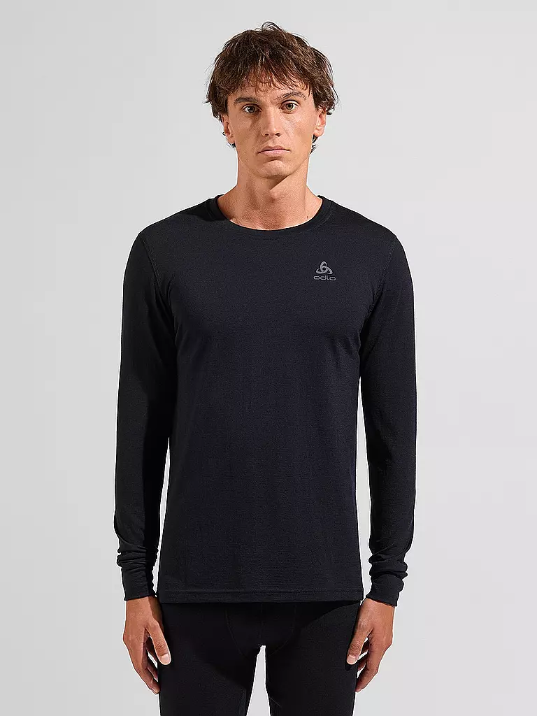 ODLO | T-shirt Homme Merino 200 | Noir