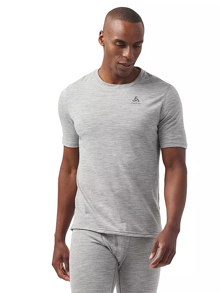 ODLO | T-shirt homme Merino 200 | Gris